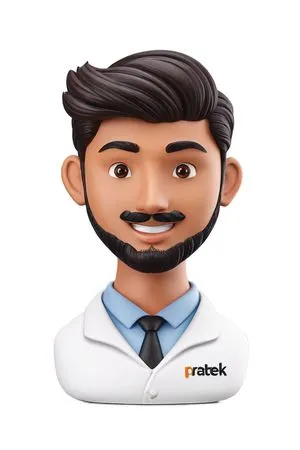 Doctor With A Beard And Lab Coat  AI Image