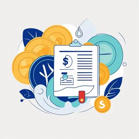 Document financier  AI Image