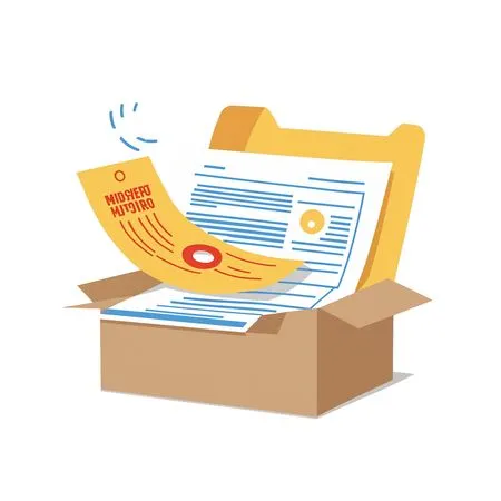 Documents In A Box  AI Image