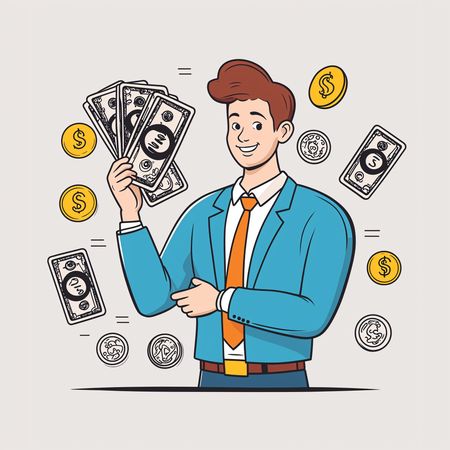 Hombre de negocios exitoso  AI Image