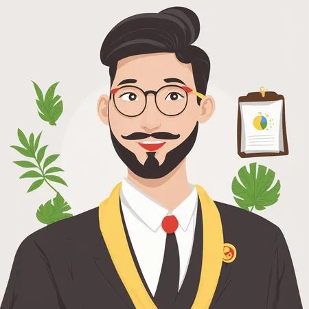 Empresário vestido de terno e gravata  Imagem de IA