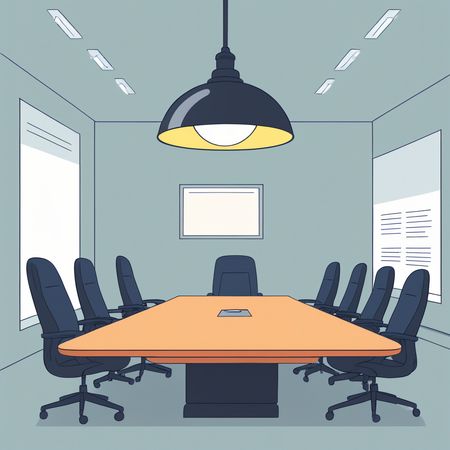 Empty Conference Room  AI Image