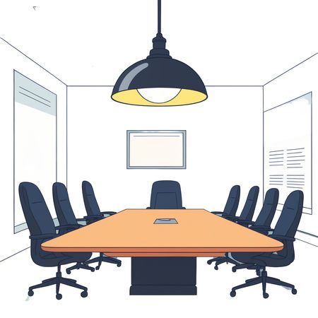 Empty Conference Room  AI Image