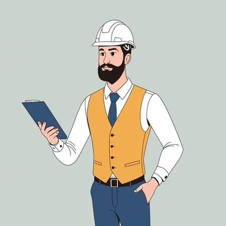 Engineer With A Clipboard AI Image