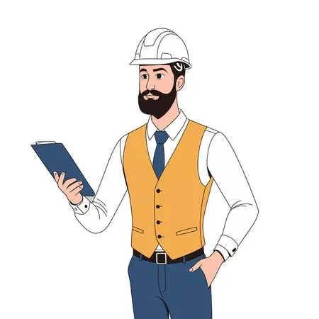 Engineer With A Clipboard  AI Image