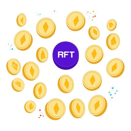 Ethereum And RFT Crypto Coins  AI Image