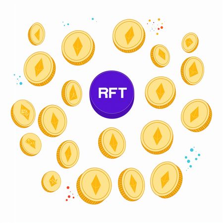 Ethereum And RFT Crypto Coins  AI Image