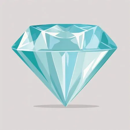 Faceted Gemstone  AI Image