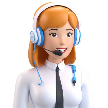 Female Customer Service Manager  AI Image