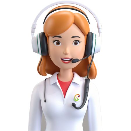 Female Customer Service Representative  AI Image