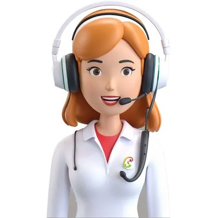 Female Customer Service Representative  AI Image