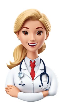 Female Doctor  AI Image