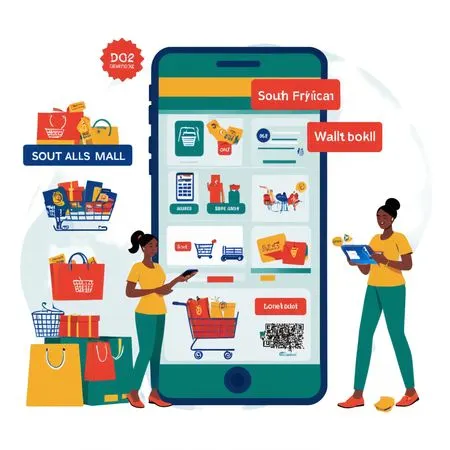 Female Doing Online Shopping Via Mobile App  AI Image