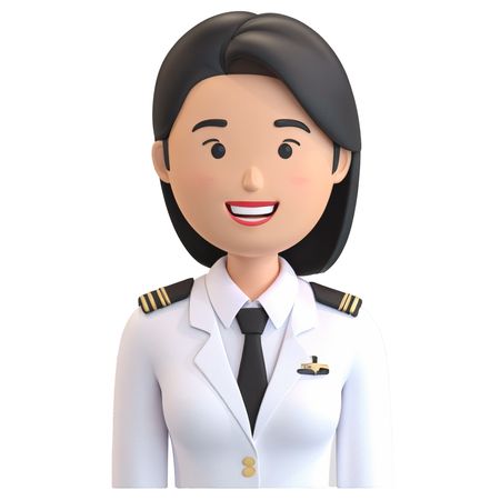 Female Pilot Avatar  AI Image