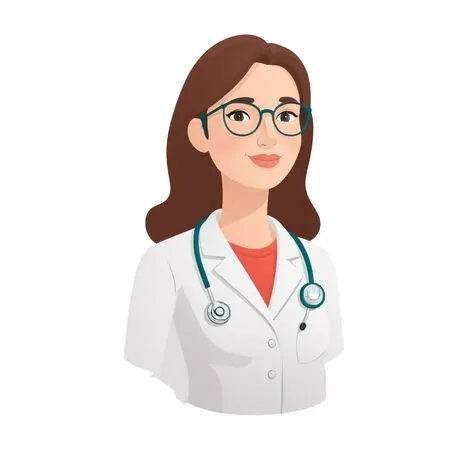 Femme médecin avec stéthoscope Image IA