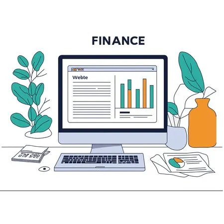 Finance Analysis  AI Image