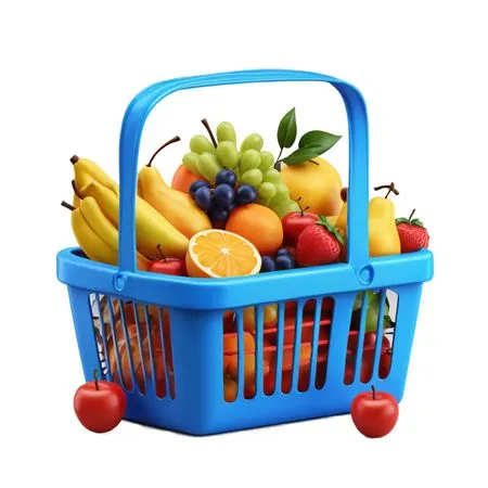 Fresh Fruits Basket  AI Image