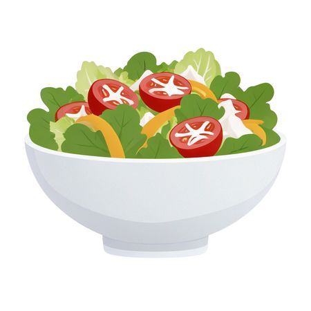 Fresh Salad Bowl  AI Image