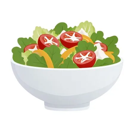 Fresh Salad Bowl  AI Image