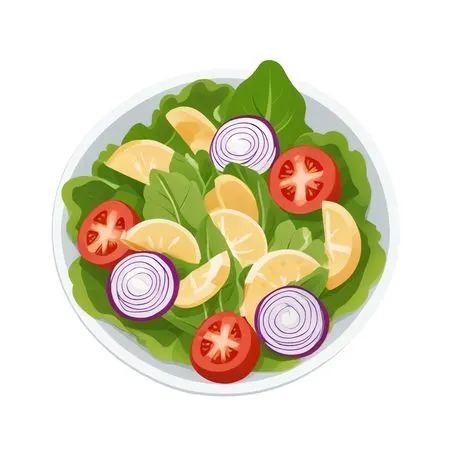 Fresh Salad In Bowl  AI Image