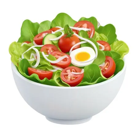 Fresh Vegetable Salad In Bowl  AI Image