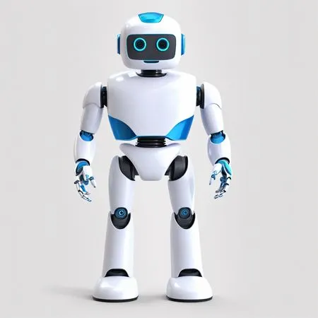 Friendly Humanoid Robot With Advanced Technology AI Image