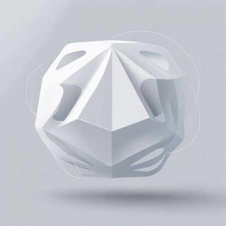 Geometric Sphere  AI Image