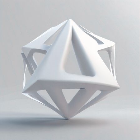 Geometric Structure  AI Image