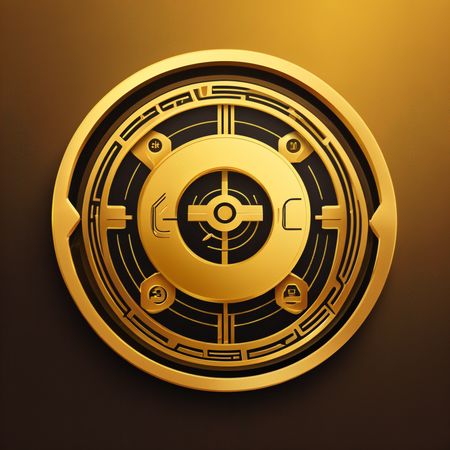 Gold Coin  AI Image