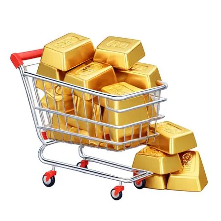 Gold Shopping  AI Image