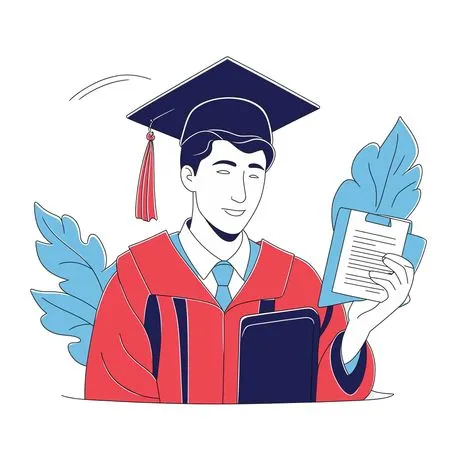 Graduate Boy Holding A Diploma  AI Image
