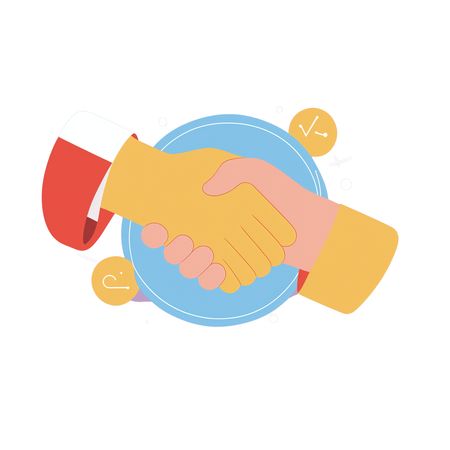 Handshake Symbolizing Agreement  AI Image