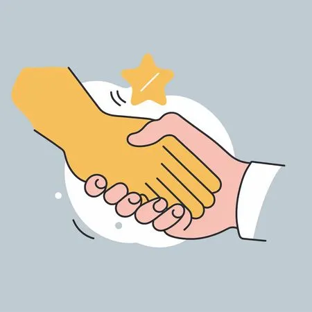 Handshake Symbolizing Partnership  AI Image