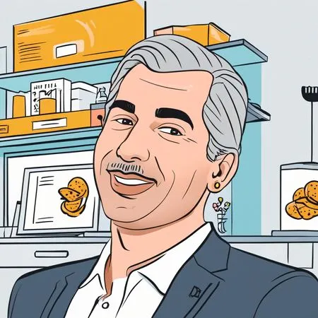 Happy man  AI Image