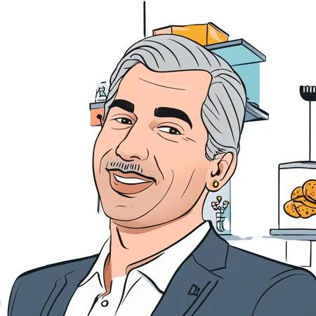 Happy man  AI Image