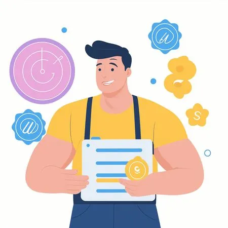 Hombre sujetando el documento  AI Image