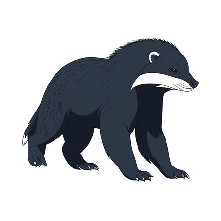 Honey Badger  AI Image