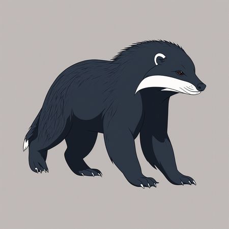 Honey Badger  AI Image