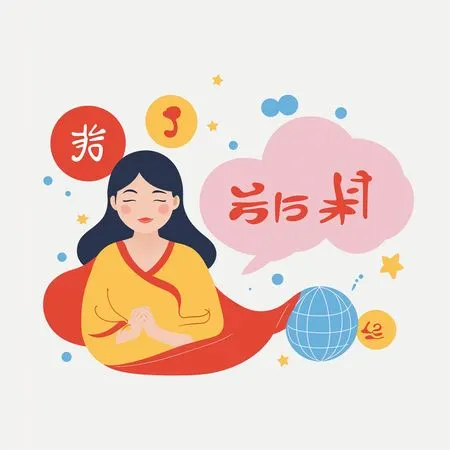 瞑想をする日本人女性  AI画像