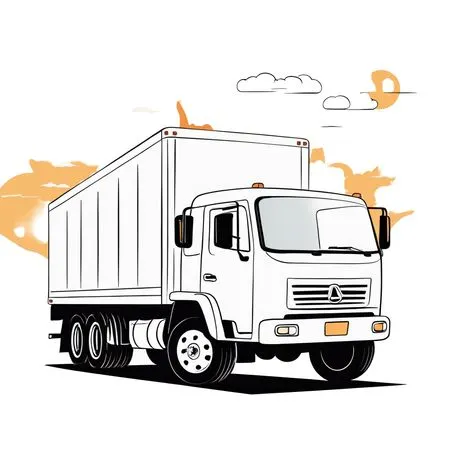 Large Cargo Truck  AI Image