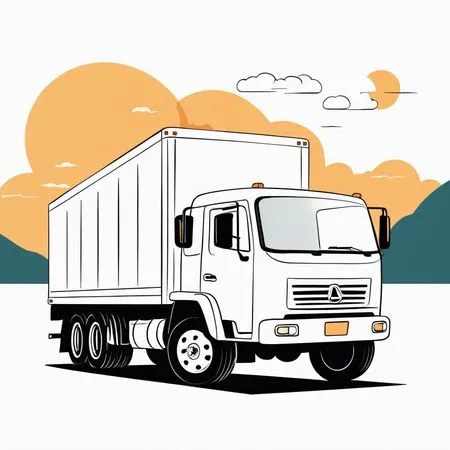 Large Cargo Truck  AI Image