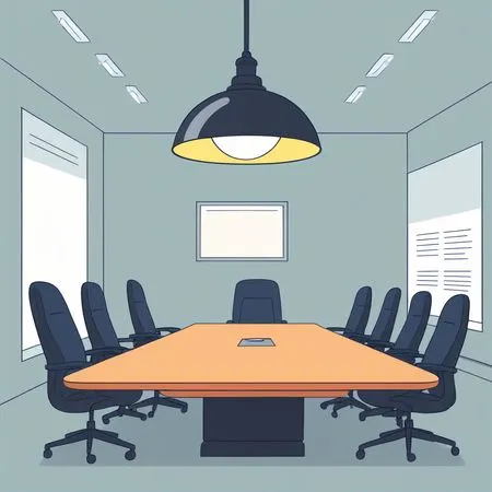 Leerer Konferenzraum KI-Bild