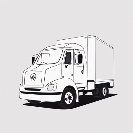 Lieferwagen  AI Image
