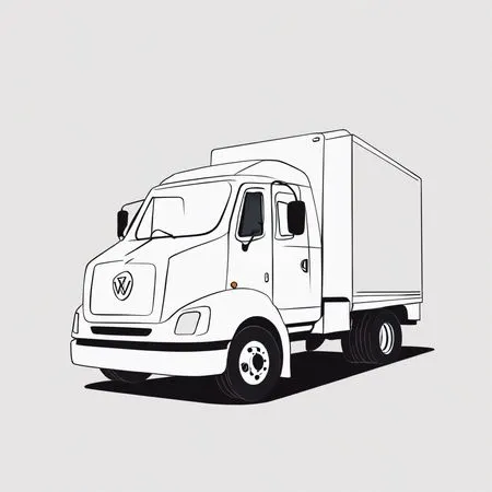 Lieferwagen  AI Image