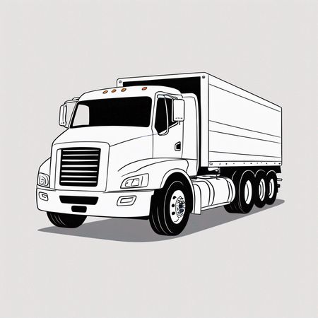 Lieferwagen  AI Image