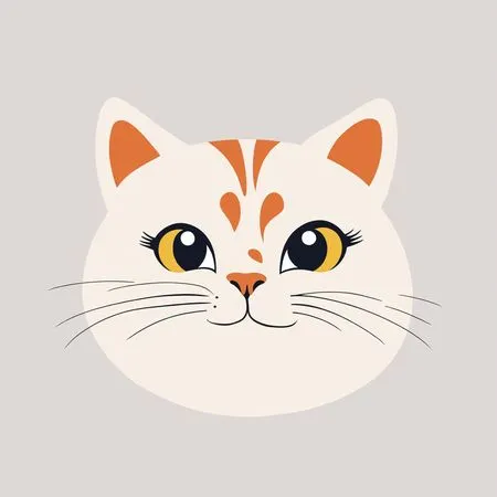 Lindo gato con ojos expresivos  Imagen AI