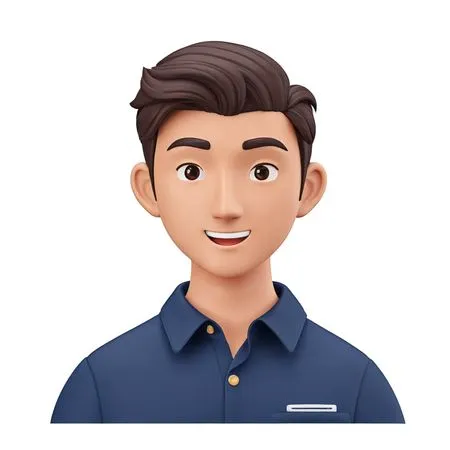 Male Avatar With Friendly Smile  AI Image
