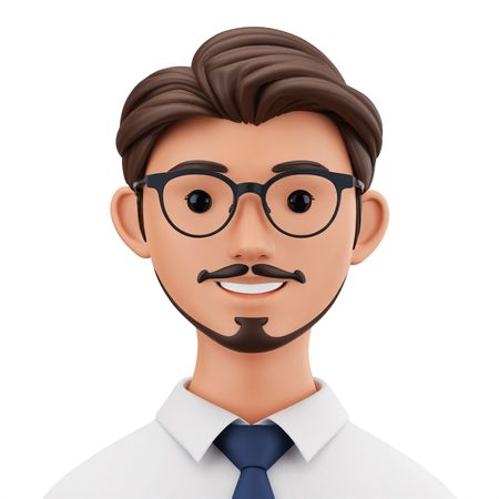 Male Character In Formal Attire  AI Image