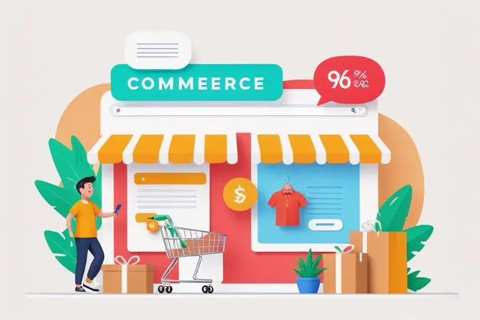 Male Doing Online Shopping During Discount  AI Image