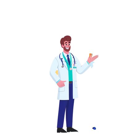Male Pharmacist In Pharmacy  AI Image